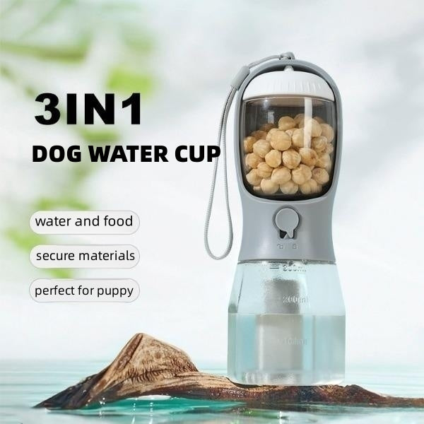 Dog Water, Food ,Garbage Bag Three-in-one